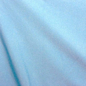 Baby Blue Solid Colored Shiny Millikin Tricot on Nylon Spandex