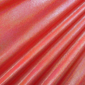  Crimson/Silver Solid Colored Mirror Metallic Foil on Nylon Spandex