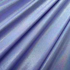  Lilac/Silver Solid Colored Mirror Metallic Foil on Nylon Spandex