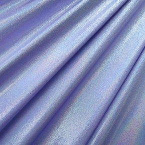  Periwinkle/Silver/ Solid Colored Mirror Metallic Foil on Nylon Spandex