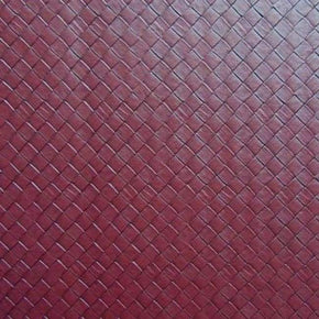  Burgundy Weave Look Diamond on PVC