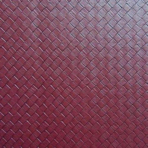  Burgundy Weave Look Diamond on PVC