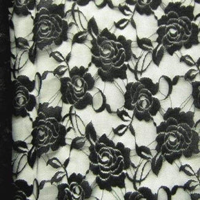  Black Fancy Floral Lace 