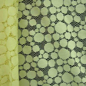  Light Yellow Fancy Floral Lace 