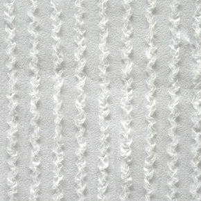  White Ribbon on Polyester Spandex