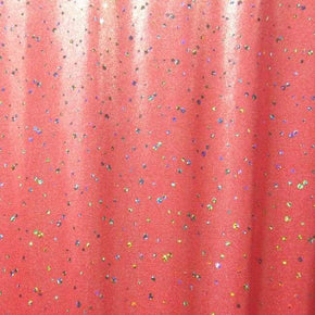  Silver/Hot Pink Shiny Holographic Dot Metallic Foil Sequin on Polyester Spandex