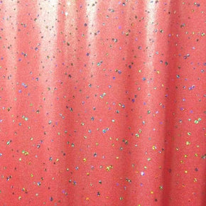  Silver/Hot Pink Shiny Holographic Dot Metallic Foil Sequin on Polyester Spandex