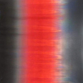  Black/Crimson Ombre Holographic Mirror Foil on Polyester Spandex
