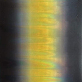  Black/Yellow Ombre Holographic Mirror Foil on Polyester Spandex