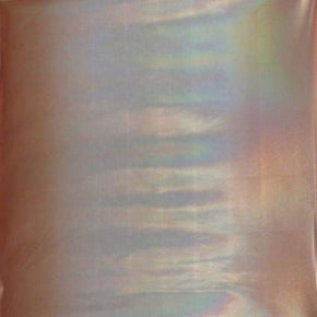  Mocha/Ivory Ombre Holographic Mirror Foil on Polyester Spandex