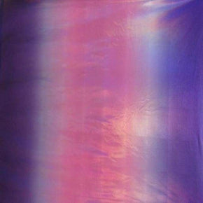  Purple/Hot Pink Ombre Holographic Mirror Foil on Polyester Spandex