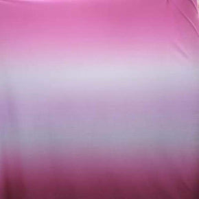  White/Pink Ombre Print on Chiffon
