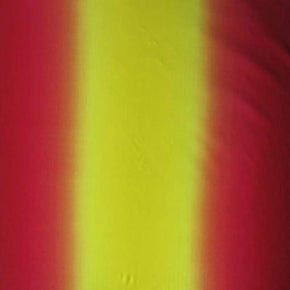  Crimson/Yellow Ombre Print on Polyester Spandex