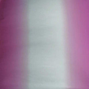  Deep Pink/White Ombre Print on Polyester Spandex