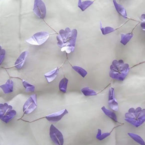  Lavender Taffeta on Organza