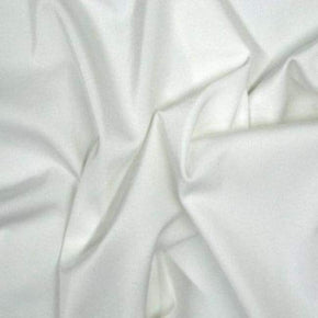  White Shiny Rough Finish Moleskin on Nylon Spandex