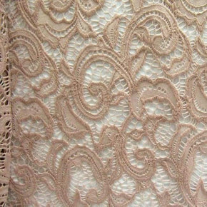  Dusty rose Paisley Lace