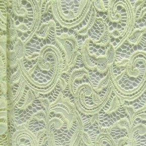  Ivory Paisley Lace on Nylon Spandex