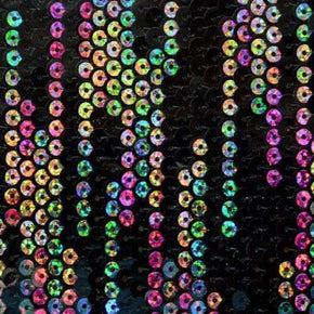 Multi-Colored Colorful Sequins on Mesh on Mesh