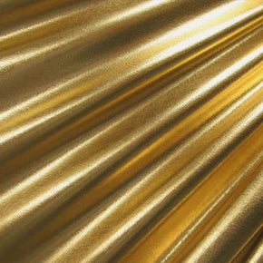  Gold Solid Colored Pebble Foil on Vinyl on Polyester Spandex