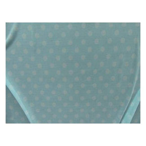  Blue/White Polka Dot Printed Mesh 