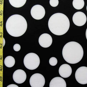  White/Black Polka Dots Soft Padding