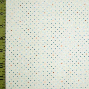 Multi-Colored Polka Dots Print on Nylon Spandex