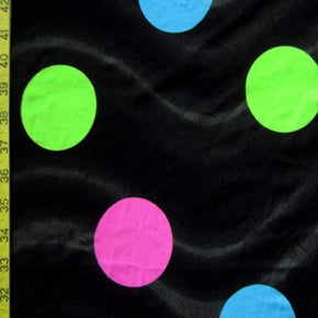 Multi-Colored Polka Dots Print on Nylon Spandex