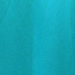  Turquoise Solid Color Ponte-De-Roma on Nylon Spandex