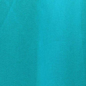 Turquoise Solid Color Ponte-De-Roma on Nylon Spandex