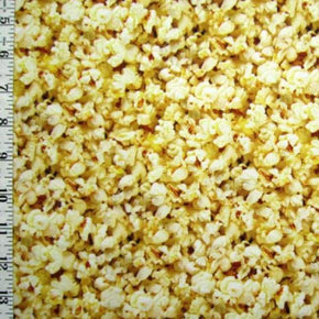 Multi-Colored Popcorn Print on Polyester Spandex