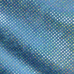  Turquoise Holographic Prince Sequins Velvet on Velvet 