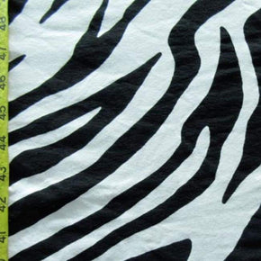  Black/White Cow Print Cotton Lycra® 