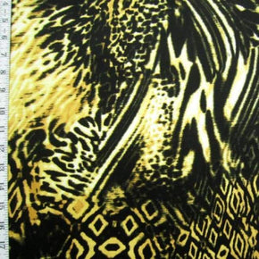  Black/Gold Collage Printed ITY 