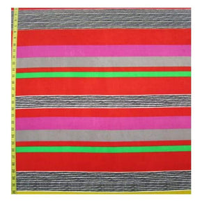 Multi-Colored Horizontal Stripes Printed ITY 