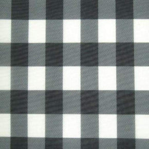  White/Gray Checkered Printed Mesh 