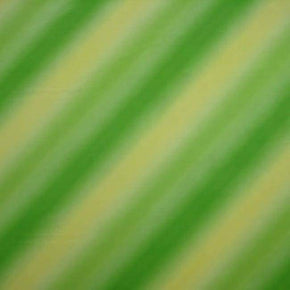  Green/Tan Diagonal Striped Print on Nylon Spandex