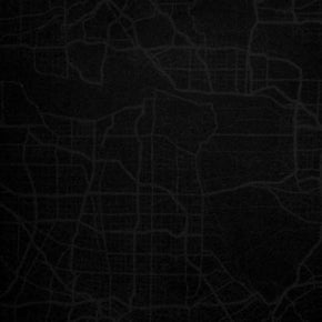 Black Dark Maps Print on Polyester Spandex