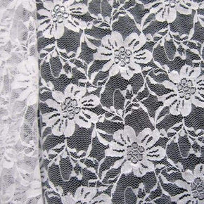  White Fancy Floral Lace