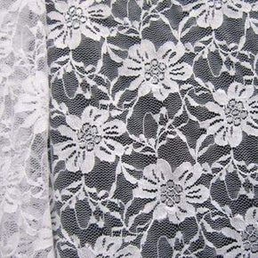  White Fancy Floral Lace