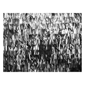  Black Rain Drop 1.5 Inch Sequins on Polyester Mesh