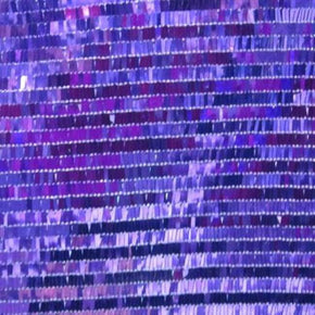  Purple Shiny Solid Colored Rectangle Sequins on Mesh