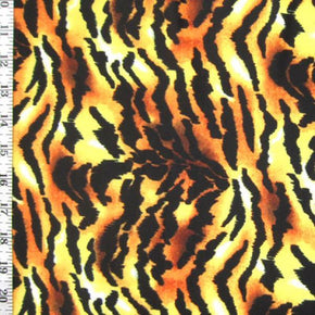 Multi-Colored Tiger Print on Mesh