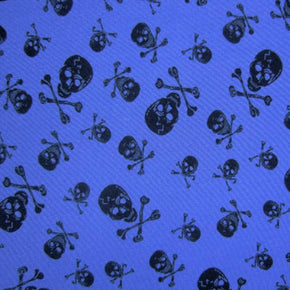  Royal Skull Print on Mesh