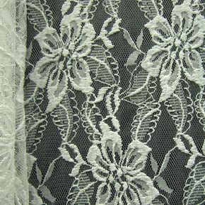 Off-White Fancy Floral Lace 