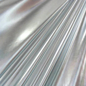  Silver/Ash Washable Metallic on Polyester Spandex
