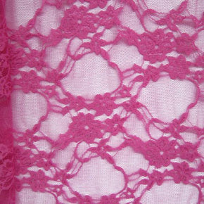  Deep Pink Fancy Floral Lace 