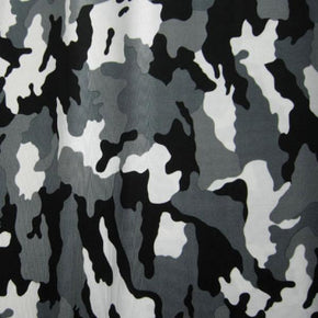 Green CAMOUFLAGE Print on Spandex