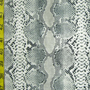 Multi-Colored Snakeskin Print on Polyester Spandex