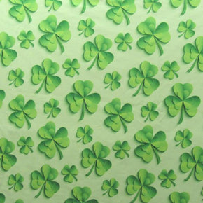 Multi Color Shamrock Print Fabric